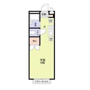ワンルーム 間取り図
