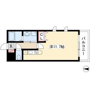 ワンルーム 間取り図