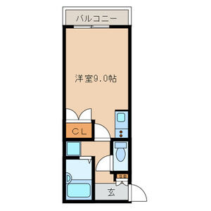 ワンルーム 間取り図