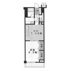 1DK 間取り図
