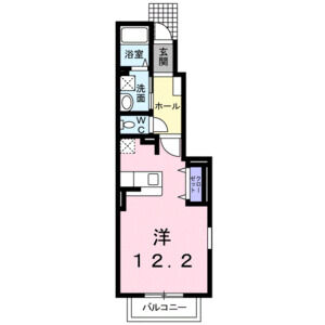 ワンルーム 間取り図