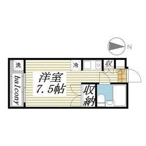 ワンルーム 間取り図