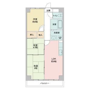3LDK 間取り図