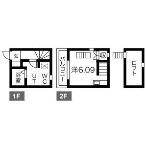 ワンルーム 間取り図