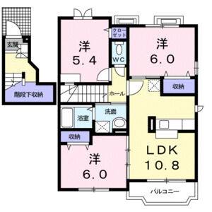 3LDK 間取り図