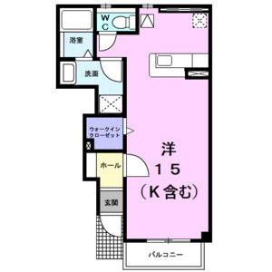 ワンルーム 間取り図