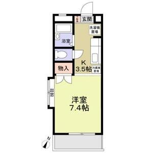ワンルーム 間取り図