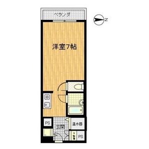 ワンルーム 間取り図