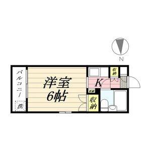 ワンルーム 間取り図