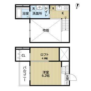ワンルーム 間取り図