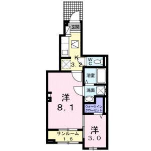 2K 間取り図