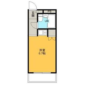 ワンルーム 間取り図