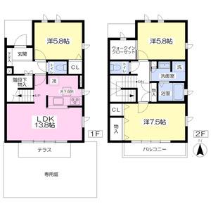 3LDK 間取り図