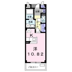 ワンルーム 間取り図