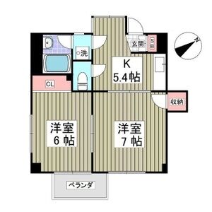 2K 間取り図