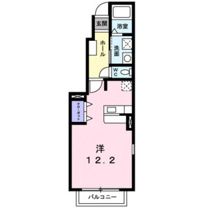 ワンルーム 間取り図