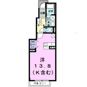 ワンルーム 間取り図