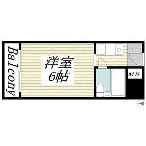 ワンルーム 間取り図