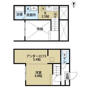 ワンルーム 間取り図