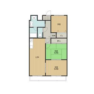 3LDK 間取り図