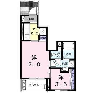 2K 間取り図