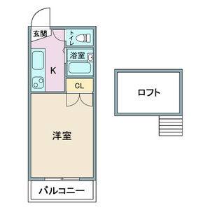 ワンルーム 間取り図