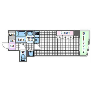 ワンルーム 間取り図