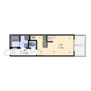 ワンルーム 間取り図