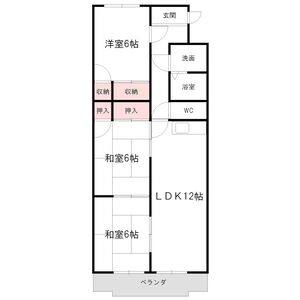 3LDK 間取り図