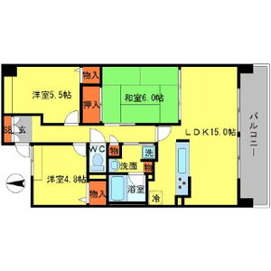 3LDK 間取り図