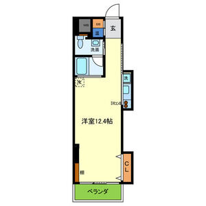 ワンルーム 間取り図