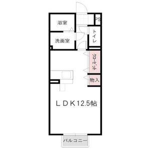 ワンルーム 間取り図