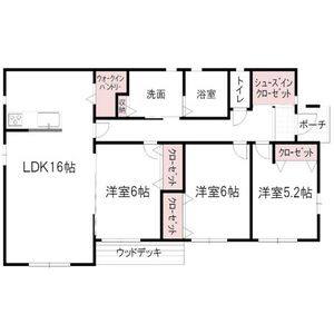 3LDK 間取り図