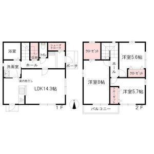 3LDK 間取り図