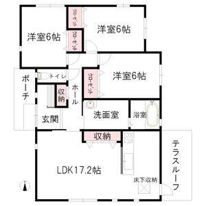 3LDK 間取り図