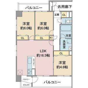 3LDK 間取り図