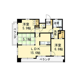 3LDK 間取り図