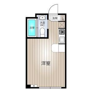 ワンルーム 間取り図