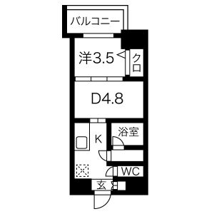 2K 間取り図