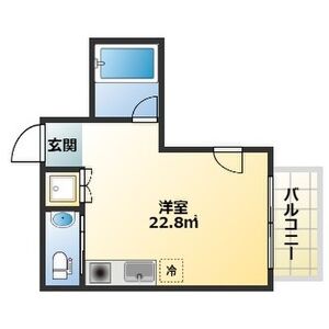 ワンルーム 間取り図