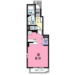 ワンルーム 間取り図