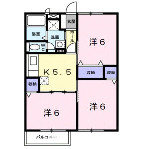 3K 間取り図