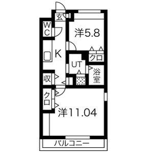 2K 間取り図