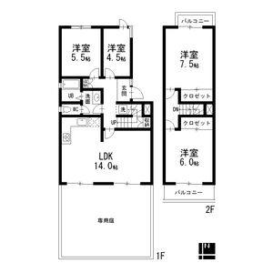 4LDK 間取り図