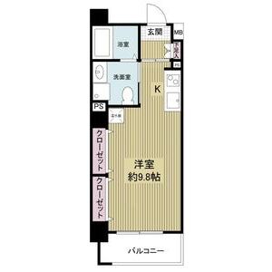 ワンルーム 間取り図