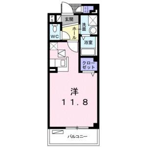 ワンルーム 間取り図