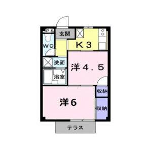 2K 間取り図