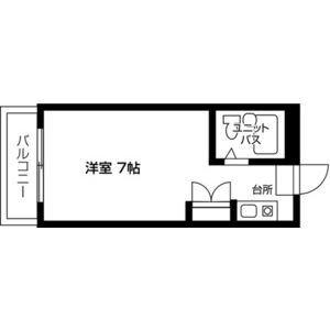 ワンルーム 間取り図