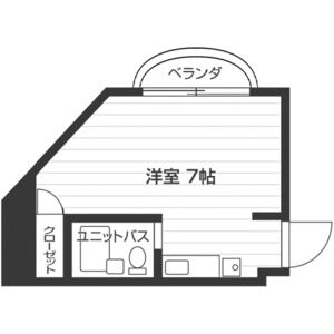ワンルーム 間取り図