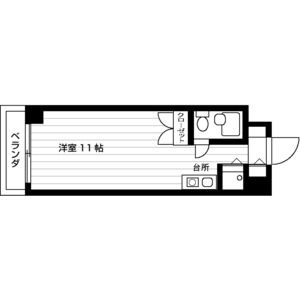 ワンルーム 間取り図